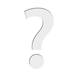 Apple white question mark