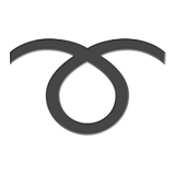 Apple curly loop