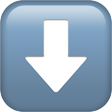 Apple down arrow