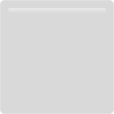 Apple white large square
