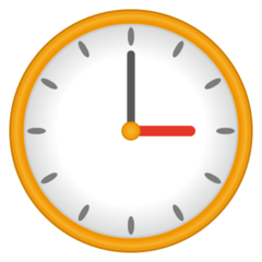 Emojidex three o’clock