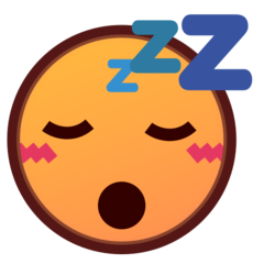 Emojidex sleeping face