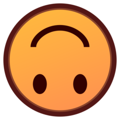 Emojidex upside-down face