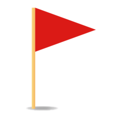 Emojidex triangular flag