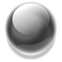 Emojidex black circle