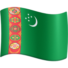 Facebook flag: Turkmenistan
