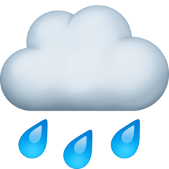 Facebook 带雨点的云