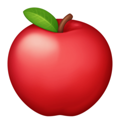 Facebook red apple