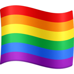 Facebook rainbow flag