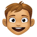 Facebook boy: medium skin tone