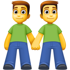 Facebook men holding hands