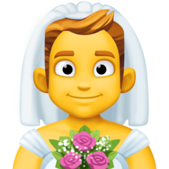 Facebook man with veil