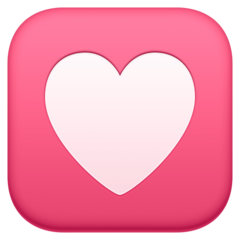 Facebook heart decoration