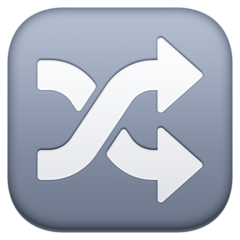 Facebook shuffle tracks button