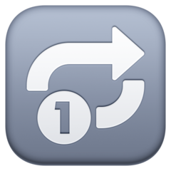 Facebook repeat single button