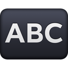 Facebook input latin uppercase