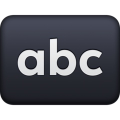 Facebook input latin lowercase