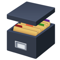 Facebook card file box