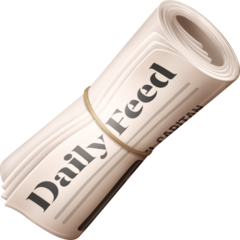 Facebook rolled-up newspaper