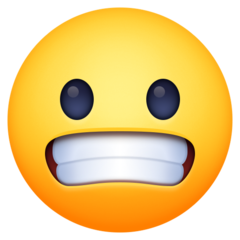 Facebook grimacing face