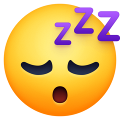 Facebook sleeping face