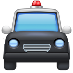 Facebook 迎面而来的警车