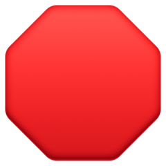 Facebook stop sign