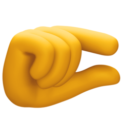 Facebook pinching hand
