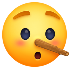 Facebook lying face