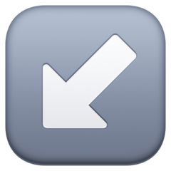 Facebook down-left arrow