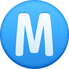 Facebook 圆圈包围的M