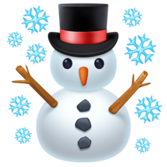 Facebook snowman