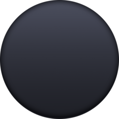 Facebook black circle
