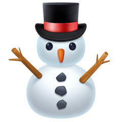 Facebook snowman without snow