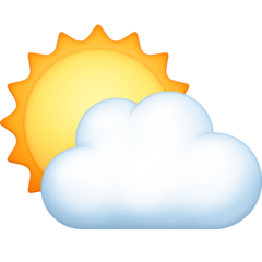 Facebook sun behind cloud