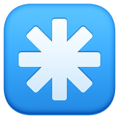 Facebook eight-spoked asterisk