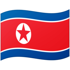 Google flag: North Korea