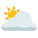 谷歌 云团后面的太阳