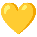 Google yellow heart