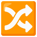 Google shuffle tracks button