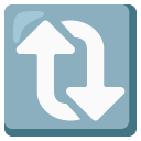 Google clockwise vertical arrows
