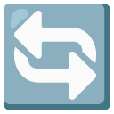Google counterclockwise arrows button