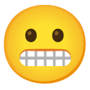 Google grimacing face