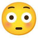 谷歌 睁大双眼的脸