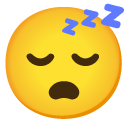 Google sleeping face