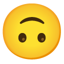 Google upside-down face
