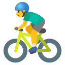 Google man biking