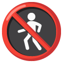 Google no pedestrians