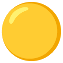 Google yellow circle