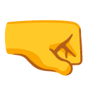 Google right-facing fist